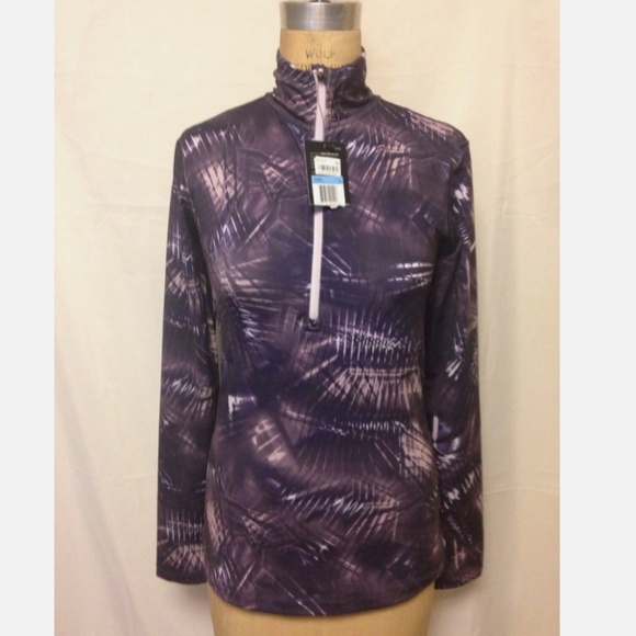 NIke Tops - Nike Pro Warm Dri-FIT Half-Zip Purple dynasty bleached lilac M 835618-524 NWT$65